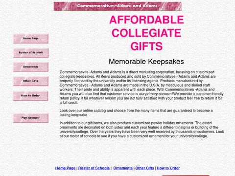 Commemoratives Adams