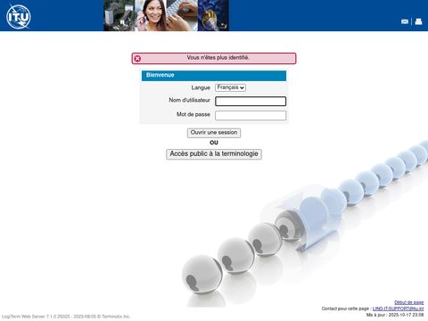 Telecommunication Terminology Database