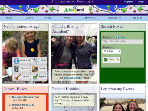 Atlas Quest Letterboxing