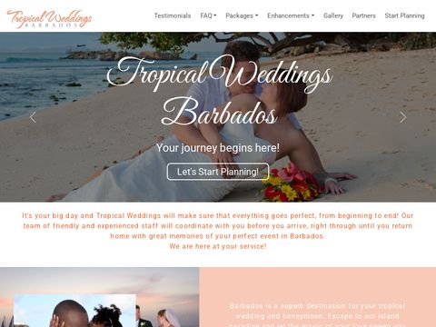 Tropical Weddings Barbados