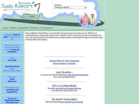 Bathtime Suds Report