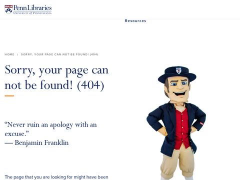 University of Pennsylvania Science and Engineering Libraries