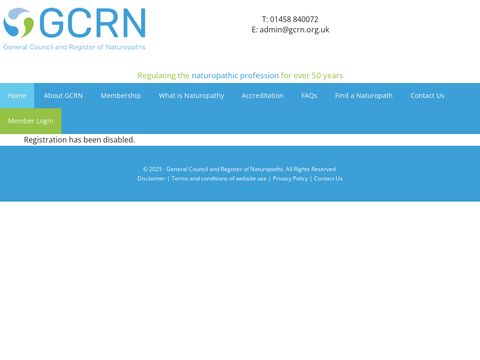 General Council and Register of Naturopaths (GCRN)