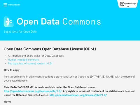 Open Database License