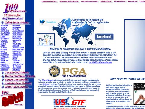 100 Golf Schools