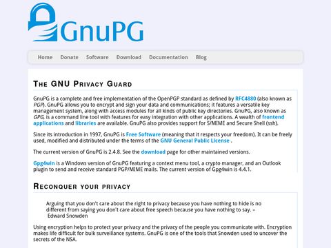 GNU Privacy Guard (GnuPG)