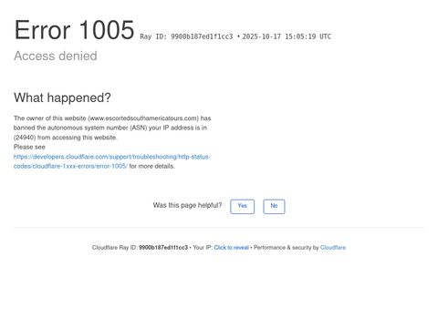 Escorted South America Tours