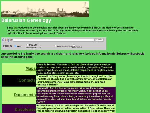 Belarusian Genealogy