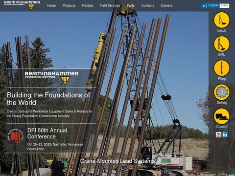 Berminghammer Foundation Equipment