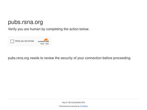 Evidence-based Practice in Radiology