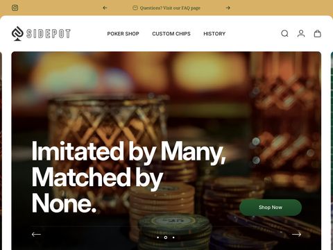 Sidepot Clay Poker Chips Company