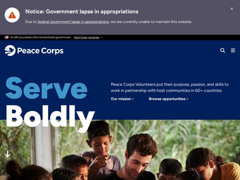 Peace Corps Fellows Education Programs