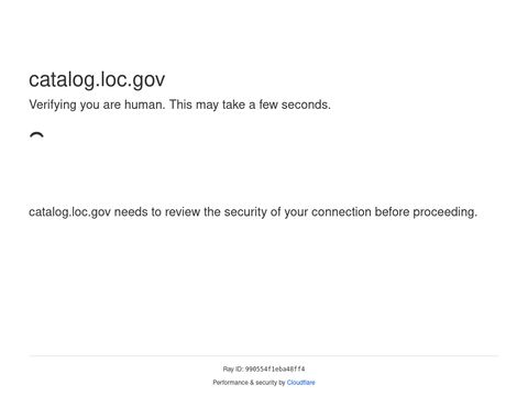 Library of Congress Online Catalog