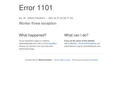 Webopedia Online Tech Dictionary